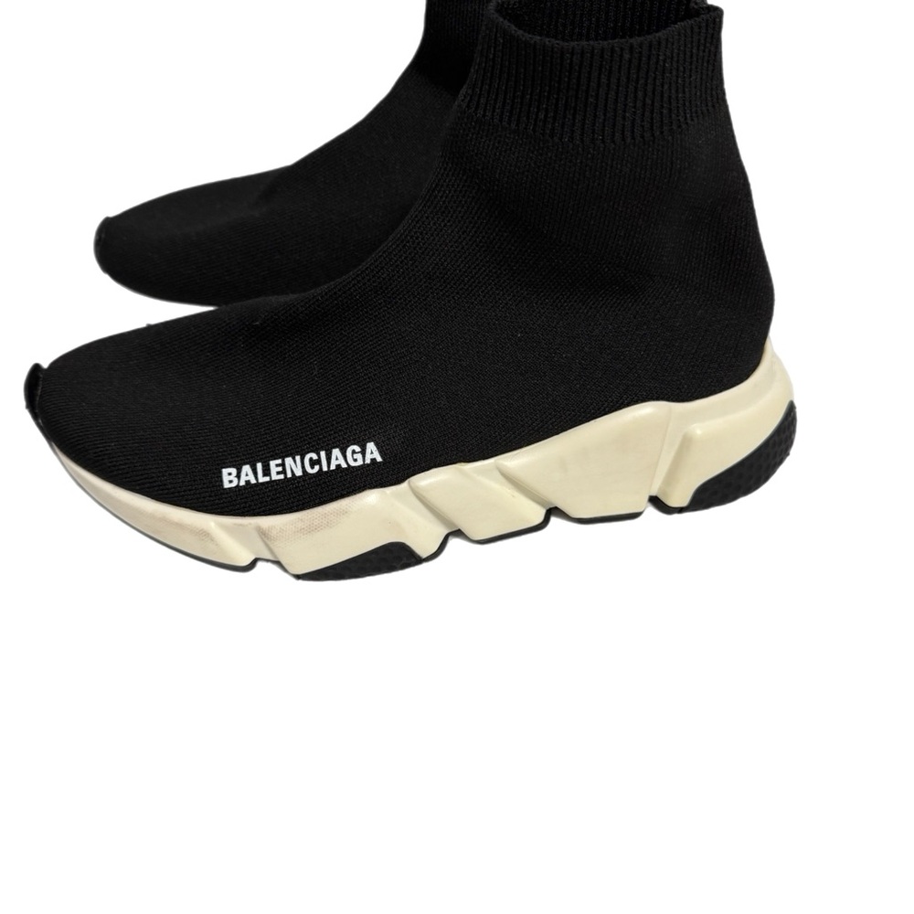 Balenciaga Speed Trainer Sock Sneakers – Black – Size 6 (Fits size 7)